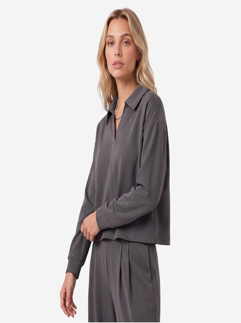 Ensemble sportif femme tommy Gris Noir - Kiabi