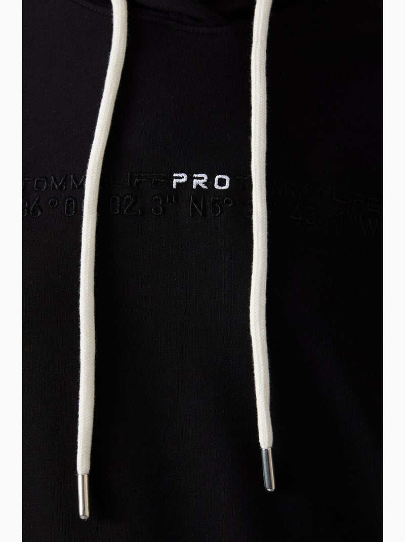 Ensemble sweat à capuche et pantalon oversize tommy Noir - Kiabi