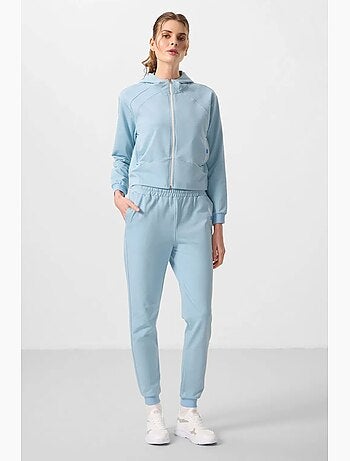 Ensemble sweat à capuche et pantalon oversize zippé tommy
