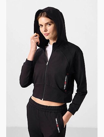 Ensemble sweat à capuche et pantalon oversize zippé tommy