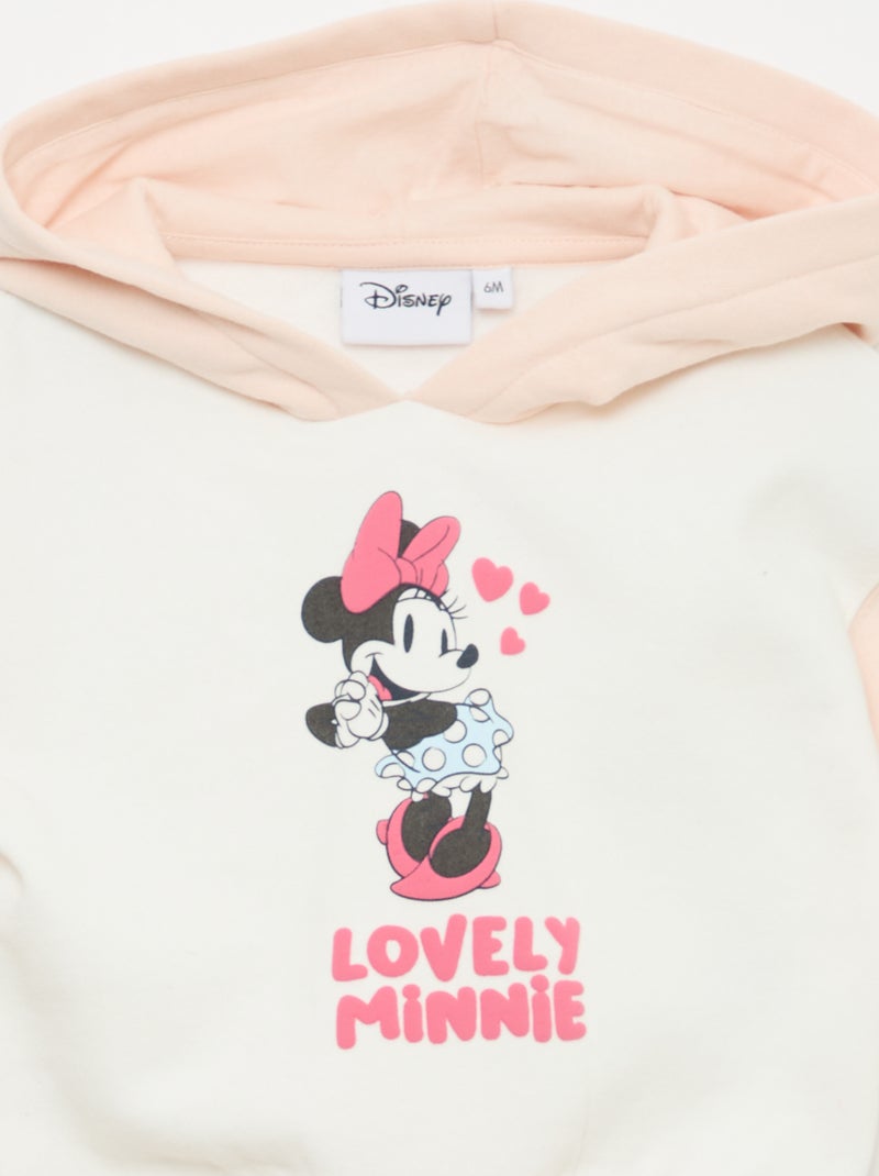 Ensemble sweat à capuche + legging 'Minnie' Rose - Kiabi