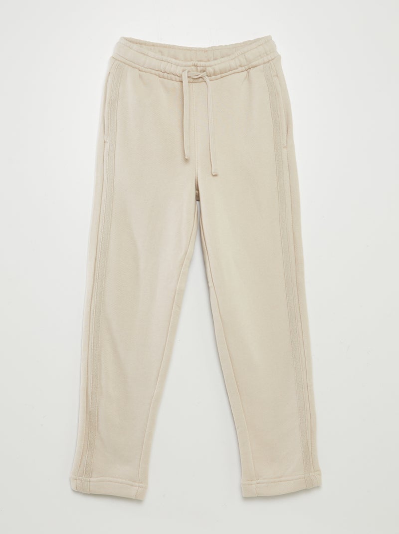 Ensemble sweat à col rond + jogging - 2 pièces Beige - Kiabi