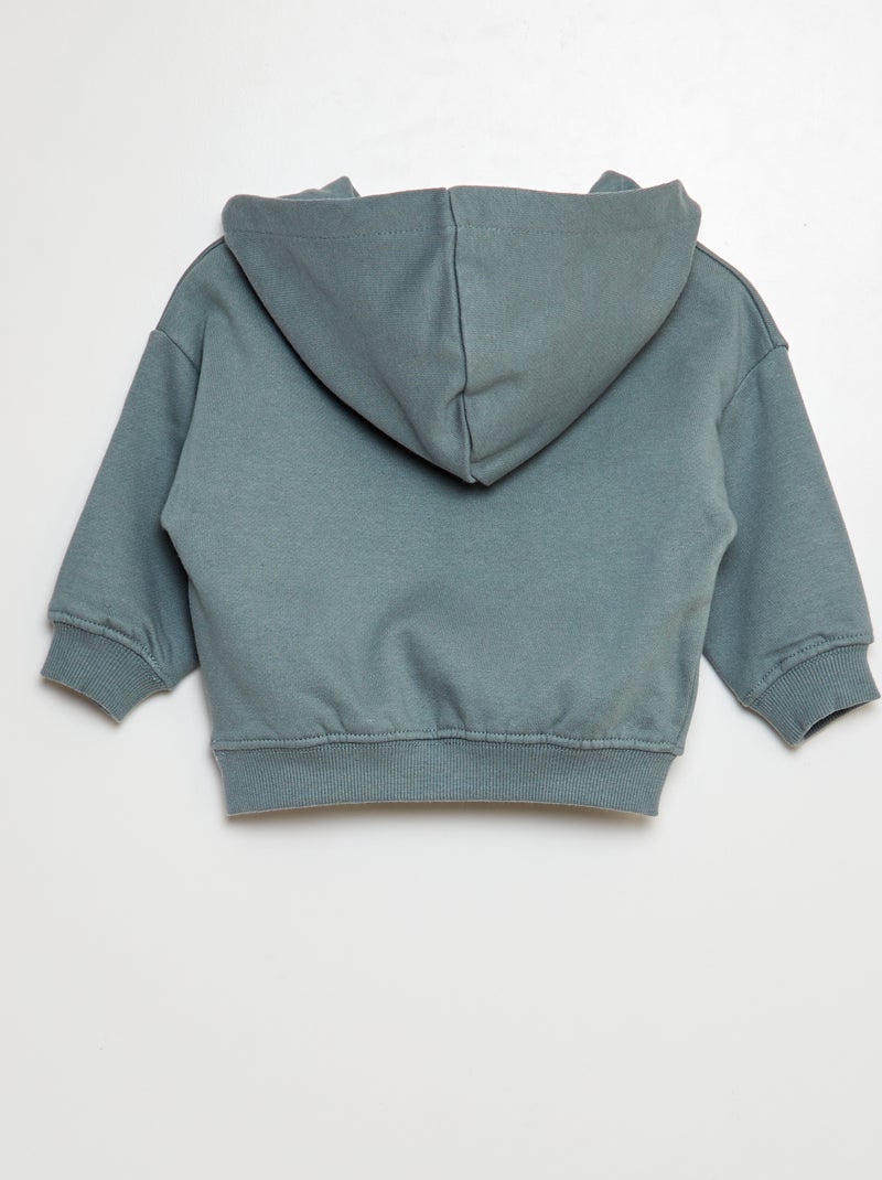 Ensemble sweat en molleton + legging côtelé - 2 pièces Bleu - Kiabi