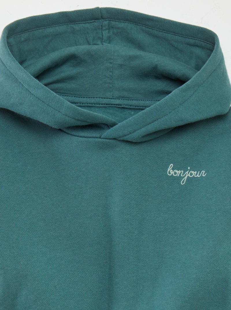 Ensemble sweat et legging côtelé - 2 pièces Vert - Kiabi