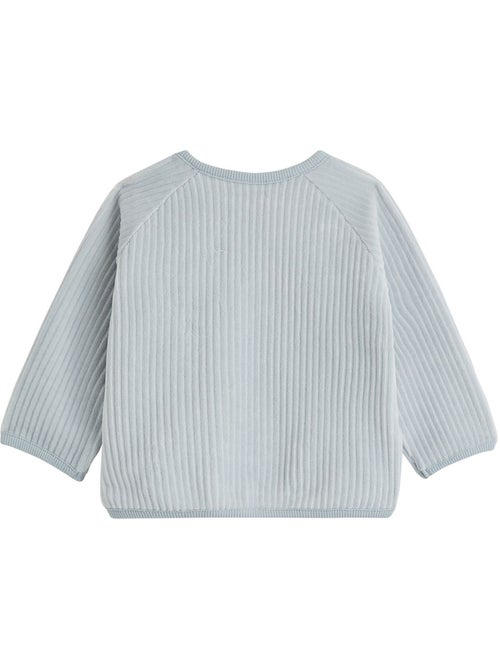 Ensemble sweat et pantalon bébé en velours voix lactée - Kiabi Ensemble sweat et pantalon bébé en velours voix lactée - Kiabi