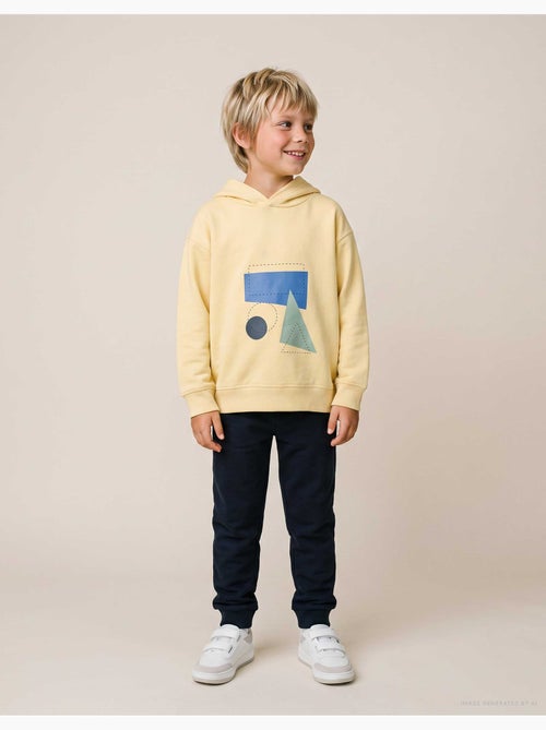 Ensemble sweat et pantalon de jogging avec imprimé - Kiabi