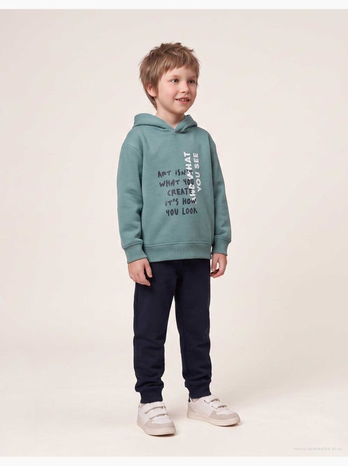 Ensemble sweat et pantalon de jogging avec imprimé - Kiabi