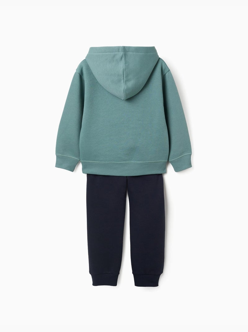 Ensemble sweat et pantalon de jogging avec imprimé Vert clair - Kiabi