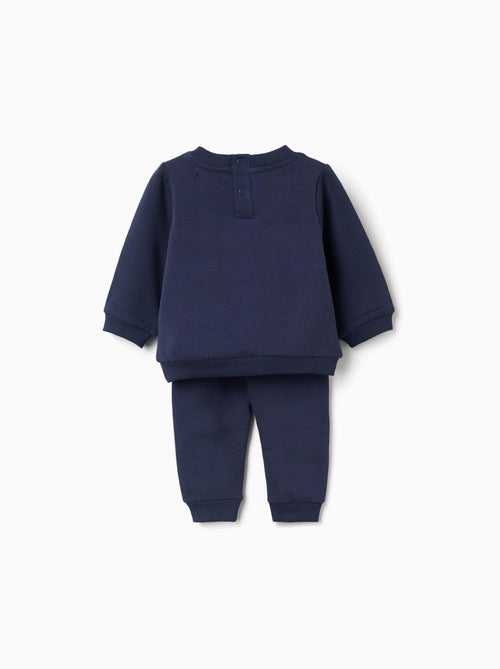 Ensemble sweat et pantalon de jogging en coton peigné - Kiabi Ensemble sweat et pantalon de jogging en coton peigné - Kiabi