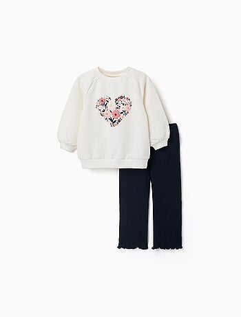 Ensemble sweat et pantalon en coton