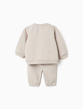 Ensemble sweat et pantalon en coton peigné