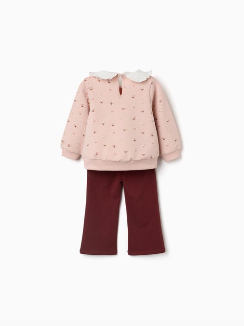 Ensemble sweat et pantalon en coton - Kiabi