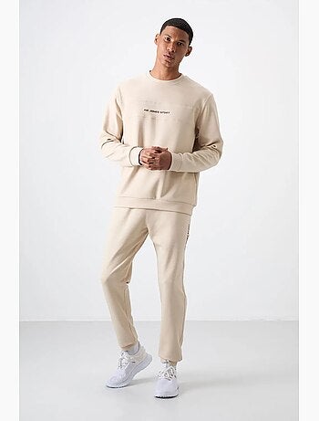 Ensemble sweat et pantalon en molleton imprimé tommy