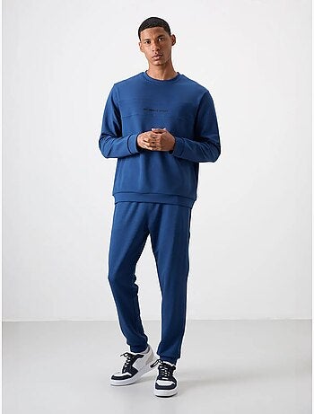 Ensemble sweat et pantalon en molleton imprimé tommy