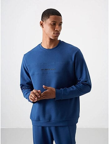 Ensemble sweat et pantalon en molleton imprimé tommy