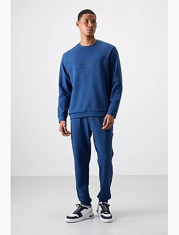 Ensemble sweat et pantalon en molleton imprimé tommy