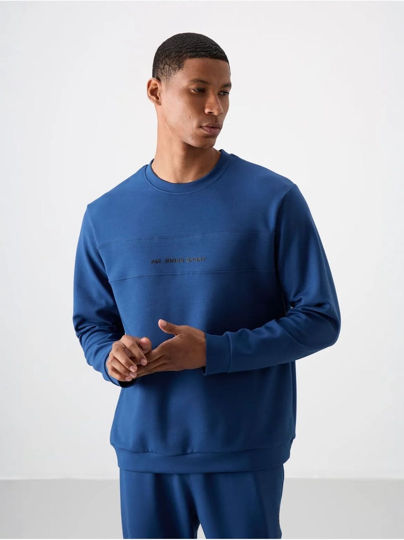 Ensemble sweat et pantalon en molleton imprimé tommy Bleu - Kiabi
