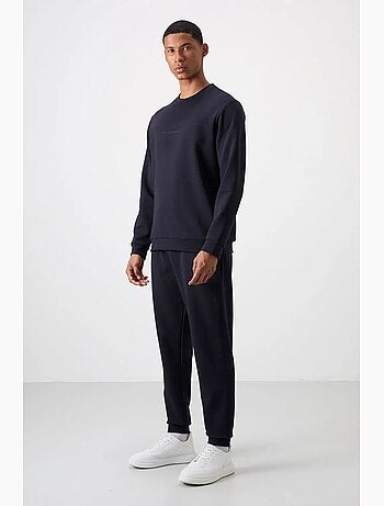 Ensemble sweat et pantalon en molleton imprimé tommy