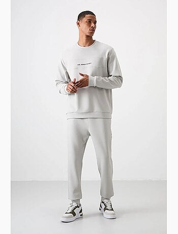Ensemble sweat et pantalon en molleton imprimé tommy