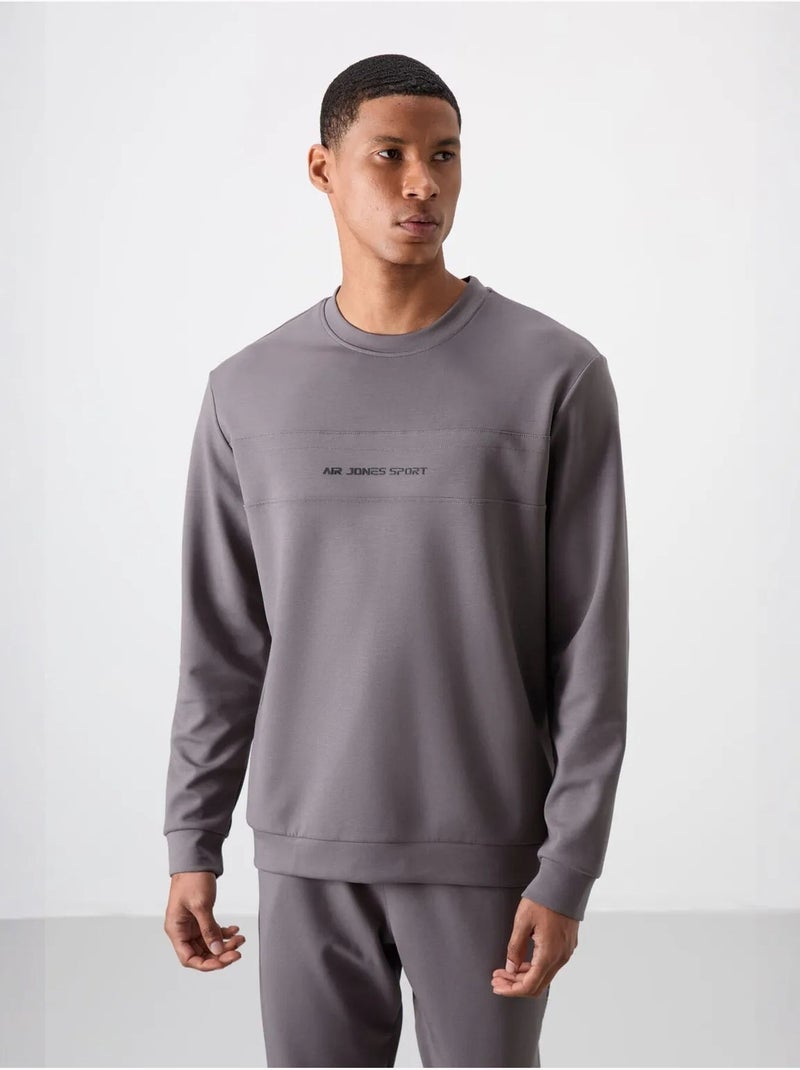 Ensemble sweat et pantalon en molleton imprimé tommy Gris - Kiabi