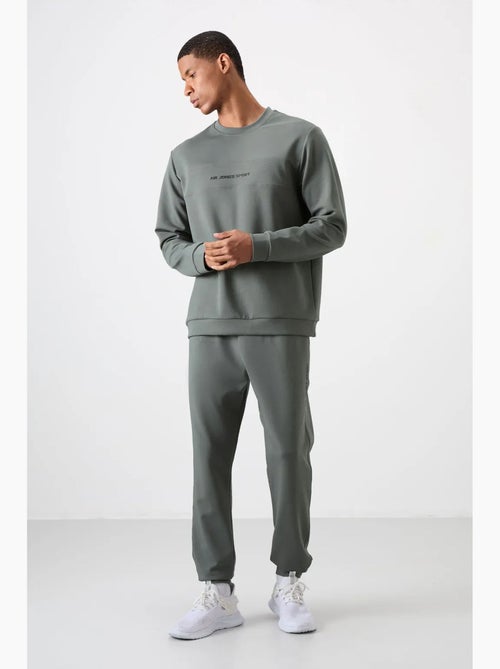 Ensemble sweat et pantalon en molleton imprimé tommy - Kiabi Ensemble sweat et pantalon en molleton imprimé tommy - Kiabi