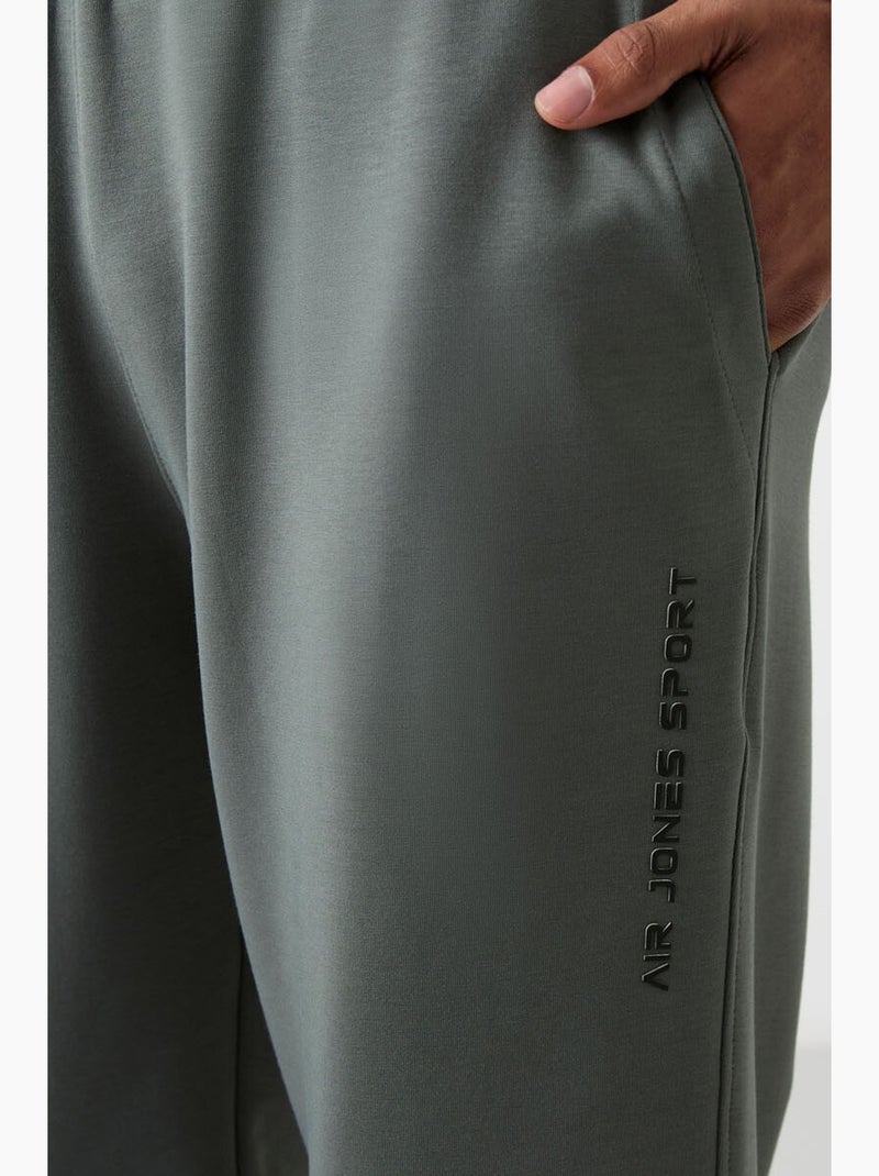 Ensemble sweat et pantalon en molleton imprimé tommy Kaki - Kiabi