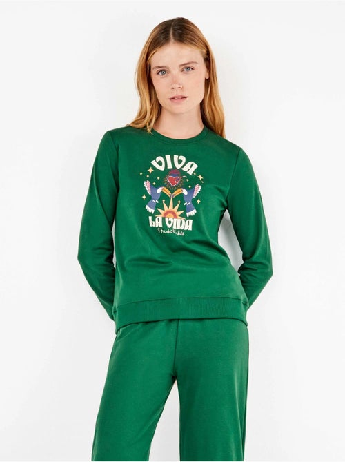 Ensemble sweat et pantalon frida kahlo - Kiabi