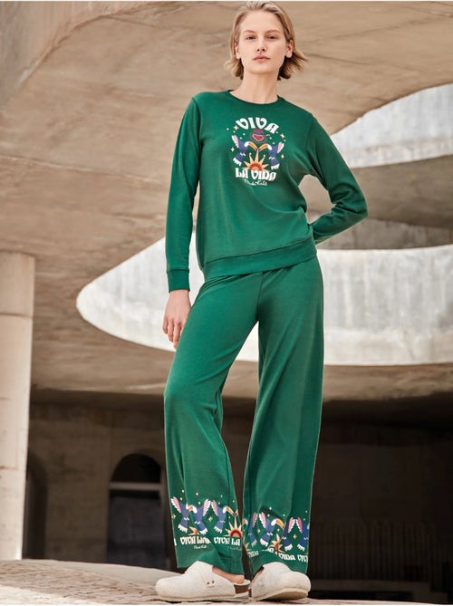 Ensemble sweat et pantalon frida kahlo - Kiabi