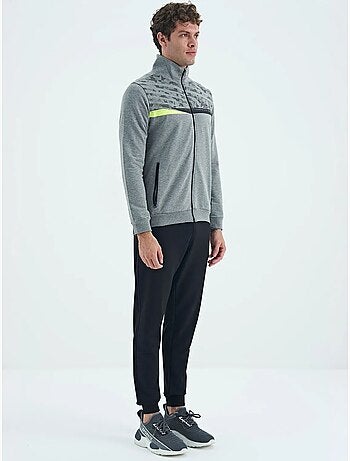 Ensemble sweat et pantalon imprimé à col zippé tommy