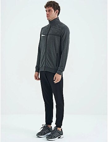 Ensemble sweat et pantalon imprimé à col zippé tommy