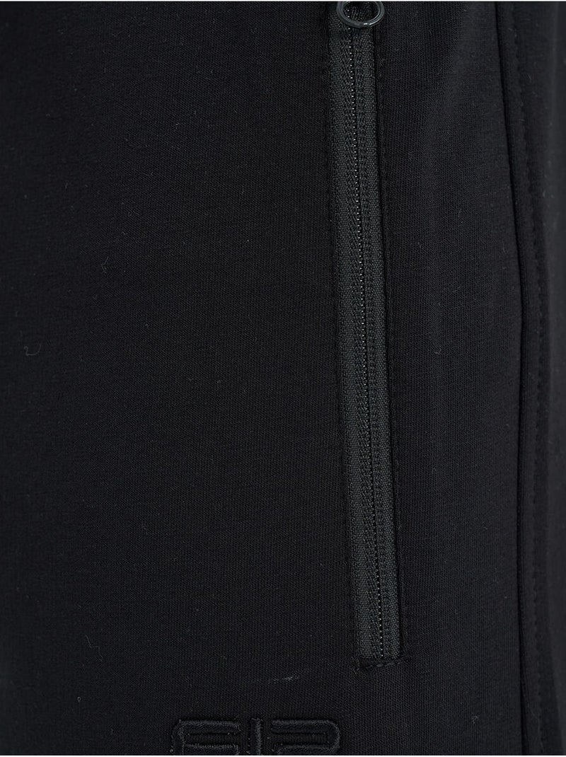 Ensemble sweat et pantalon imprimé à col zippé tommy Gris Noir - Kiabi