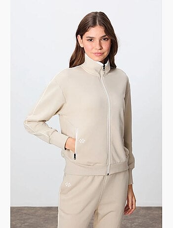 Ensemble sweat et pantalon oversize à col zippé tommy