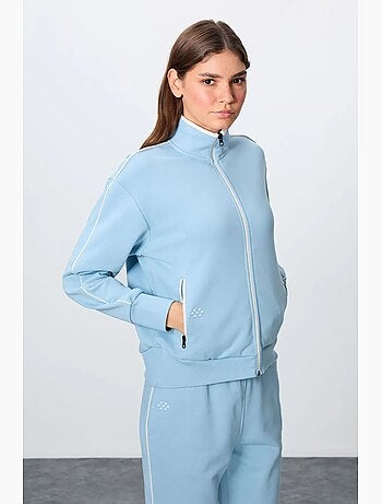 Ensemble sweat et pantalon oversize à col zippé tommy