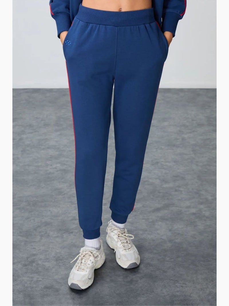 Ensemble sweat et pantalon oversize à col zippé tommy Bleu marine - Kiabi