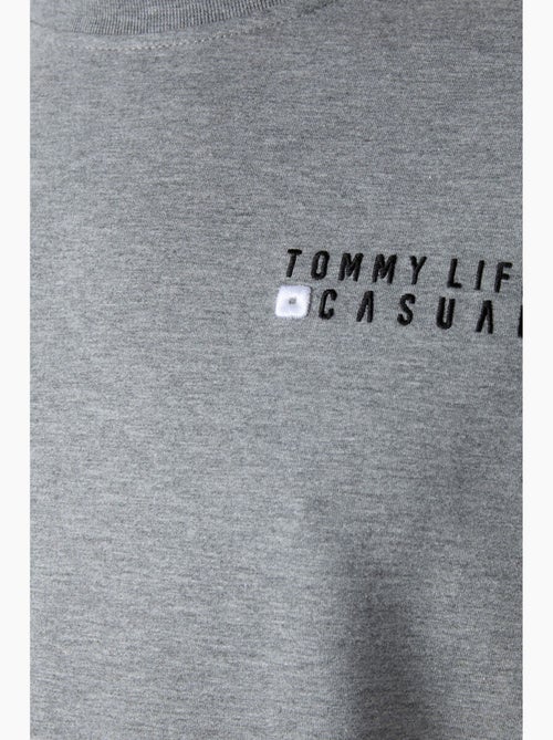 Ensemble sweat et pantalon oversize col rond tommy - Kiabi