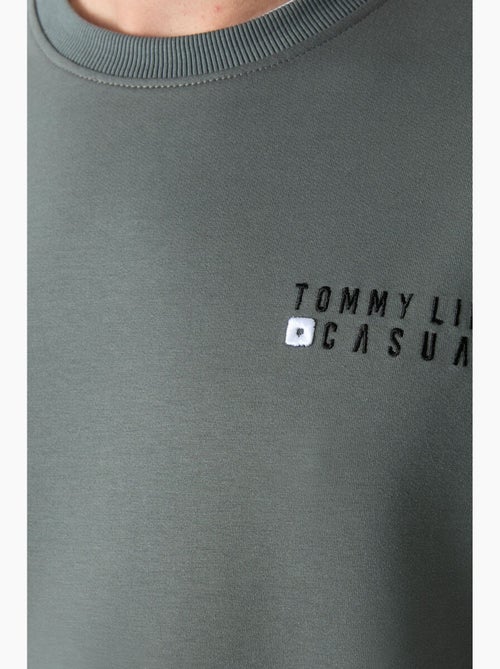 Ensemble sweat et pantalon oversize col rond tommy - Kiabi