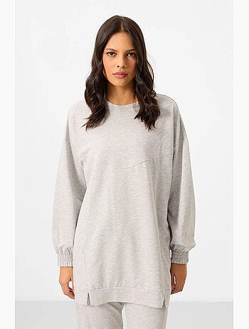 Ensemble sweat et pantalon oversize en molleton tommy