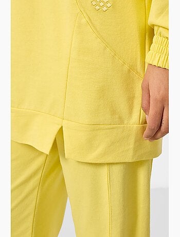 Ensemble sweat et pantalon oversize en molleton tommy