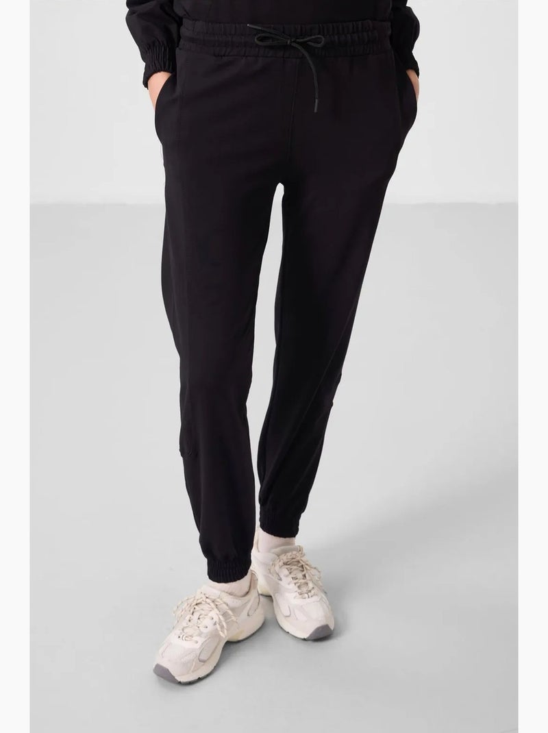 Ensemble sweat et pantalon oversize en molleton tommy Noir - Kiabi