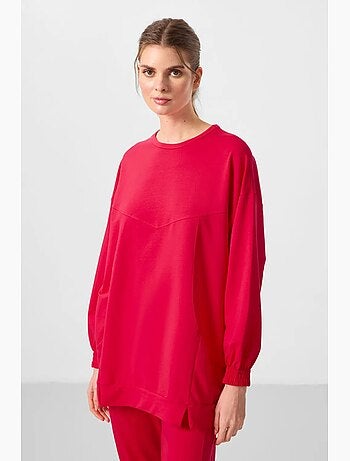 Ensemble sweat et pantalon oversize en molleton tommy