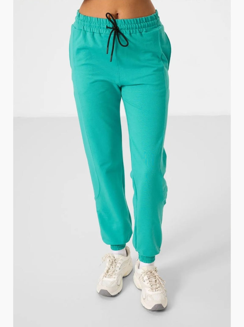 Ensemble sweat et pantalon oversize en molleton tommy Vert menthe - Kiabi