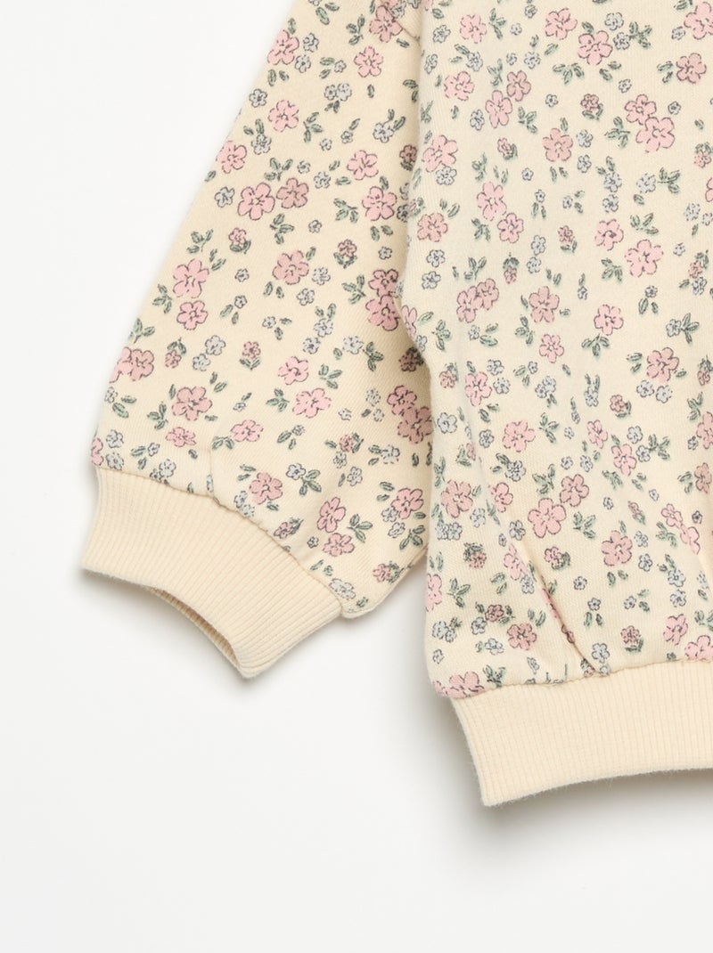Ensemble sweat imprimé + legging Blanc - Kiabi