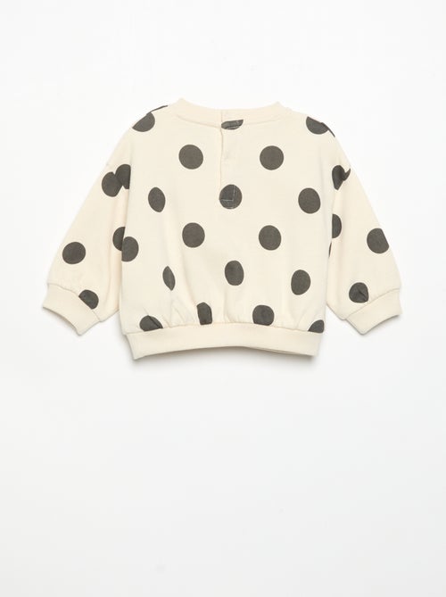 Ensemble sweat imprimé + legging - Kiabi