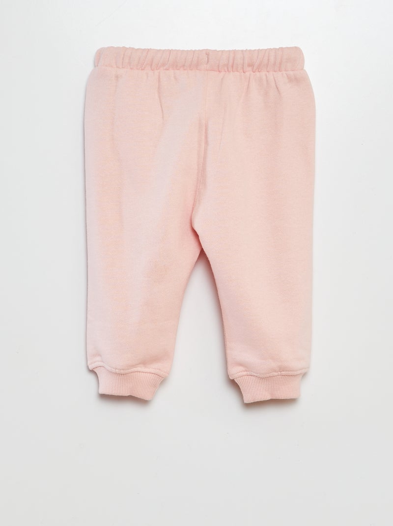 Ensemble sweat + jogging - 2 pièces Rose - Kiabi