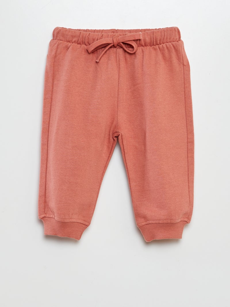 Ensemble sweat + jogging - 2 pièces Rose - Kiabi