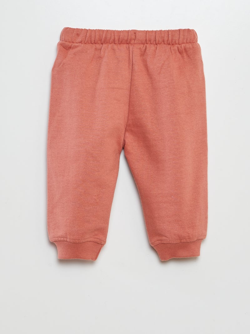 Ensemble sweat + jogging - 2 pièces Rose - Kiabi