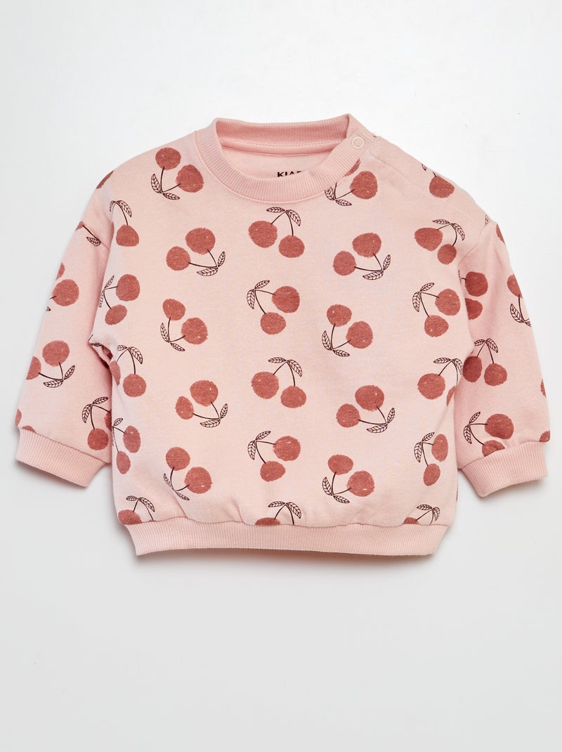 Ensemble sweat + jogging - 2 pièces Rose - Kiabi