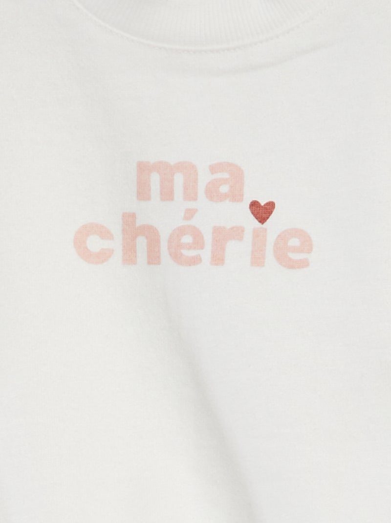 Ensemble sweat + jogging - 2 pièces Rose - Kiabi