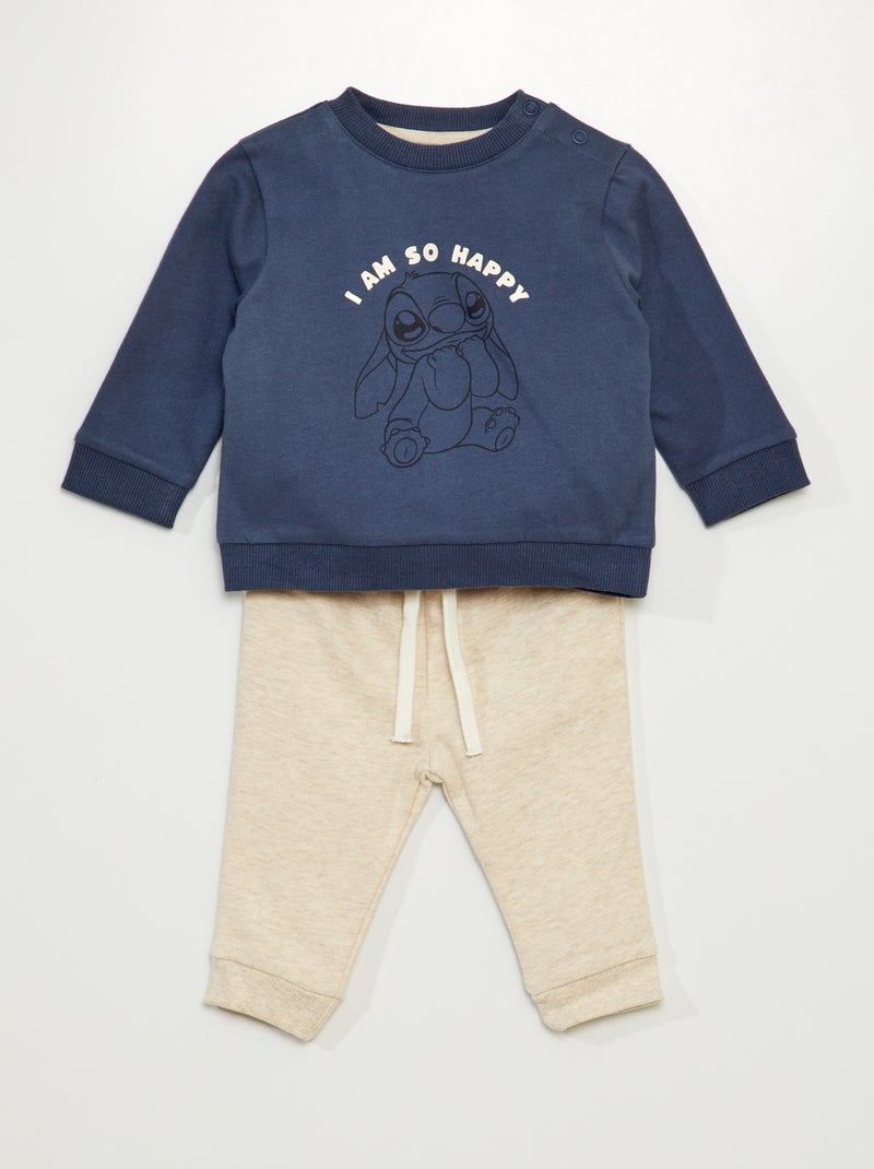 Ensemble sweat + jogging  'Disney' - 2 pièces Bleu - Kiabi