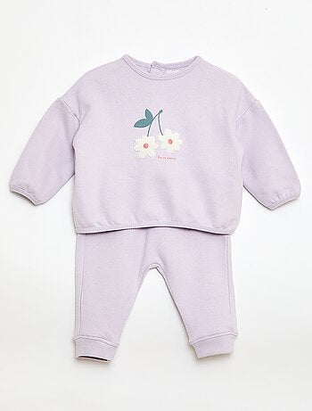 Ensemble sweat + jogging fantaisie